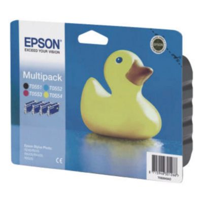 Epson Duck T0556 Ink Cartridge, Black, Cyan, Magenta, Yellow Multipack, C13T05564010 Epson Duck T0556 Ink Cartridge, Black, Cyan, Magenta, Yellow Multipack, C13T05564010